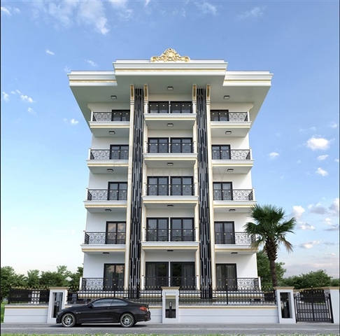 Boutique-Komplex in Mahmutlar, 800 m vom Meer entfernt 