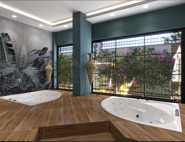 Boutique-Komplex in Mahmutlar, 800 m vom Meer entfernt 