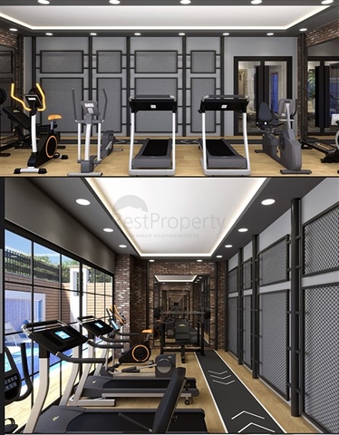 Boutique-Komplex in Mahmutlar, 800 m vom Meer entfernt 