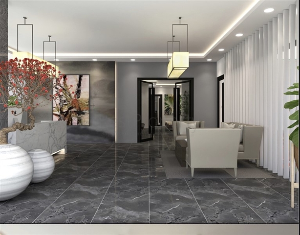 Boutique-Komplex in Mahmutlar, 800 m vom Meer entfernt 