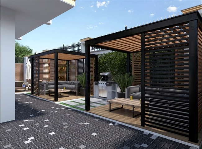 Boutique-Komplex in Mahmutlar, 800 m vom Meer entfernt 