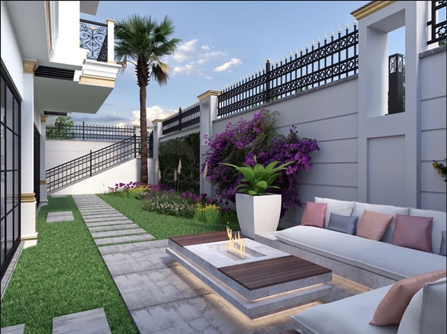 Boutique-Komplex in Mahmutlar, 800 m vom Meer entfernt 