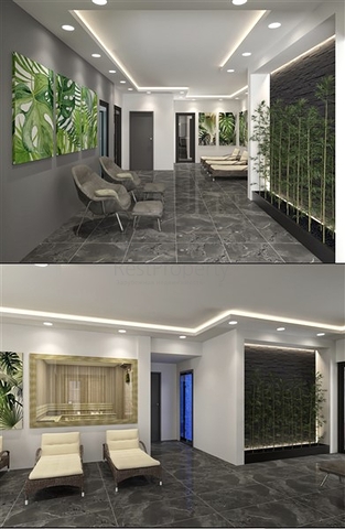 Boutique-Komplex in Mahmutlar, 800 m vom Meer entfernt 