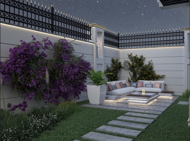 Boutique-Komplex in Mahmutlar, 800 m vom Meer entfernt 