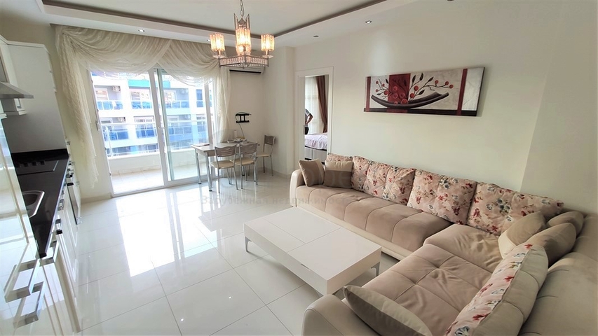 Möblierte Wohnung 200m vom Mittelmeer in Kestel/Alanya