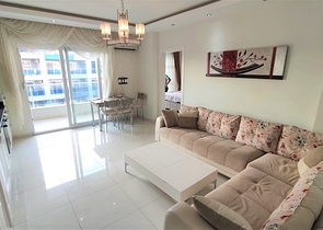 Möblierte Wohnung 200m vom Mittelmeer in Kestel/Alanya