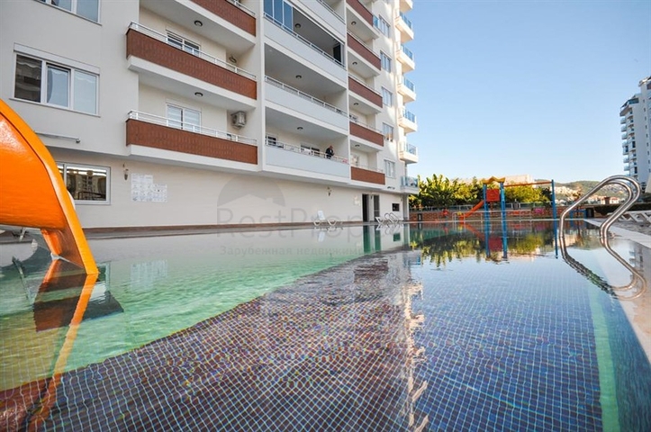 Voll möblierte Zwei-Zimmer-Wohnung in Mahmutlar/Alanya