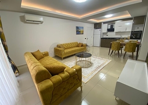 Voll möblierte Zwei-Zimmer-Wohnung in Mahmutlar/Alanya