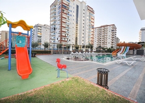 Voll möblierte Zwei-Zimmer-Wohnung in Mahmutlar/Alanya