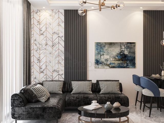 Investitionsprojekt Wohnungen und Penthäuser im Stadtteil Demirtas