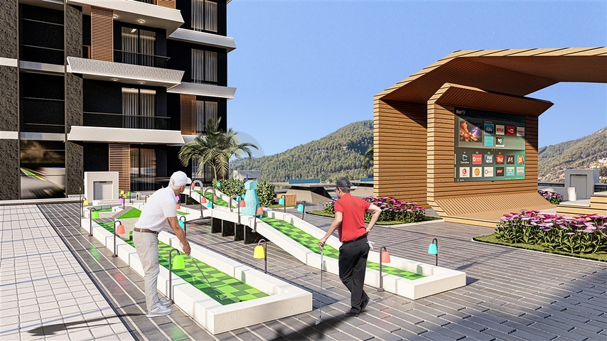 Investitionsprojekt Wohnungen und Penthäuser im Stadtteil Demirtas