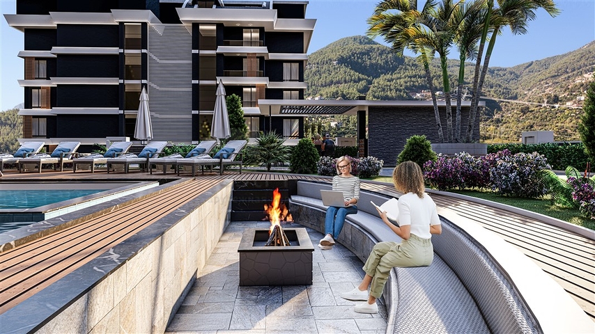 Investitionsprojekt Wohnungen und Penthäuser im Stadtteil Demirtas