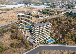 Investitionsprojekt Wohnungen und Penthäuser im Stadtteil Demirtas