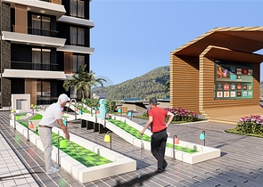 Investitionsprojekt Wohnungen und Penthäuser im Stadtteil Demirtas