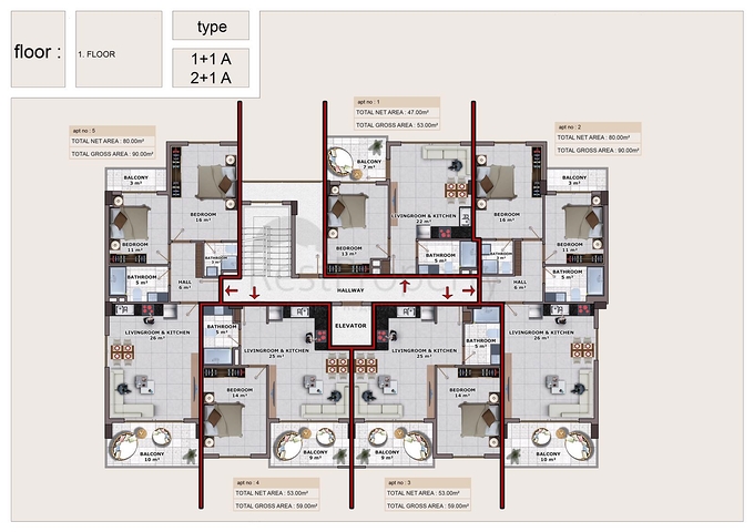 Investitionsprojekt im Zentrum von Mahmutlar