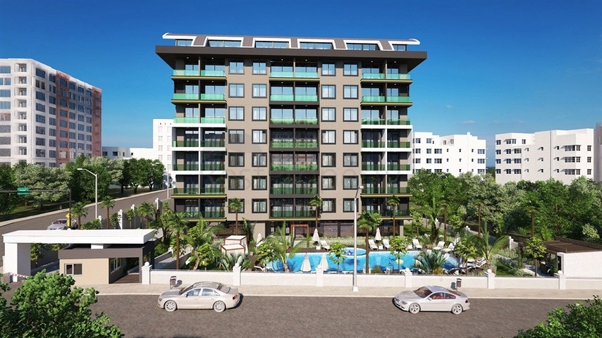 Neues Projekt in Avsallar, nur 650 m vom Meer entfernt