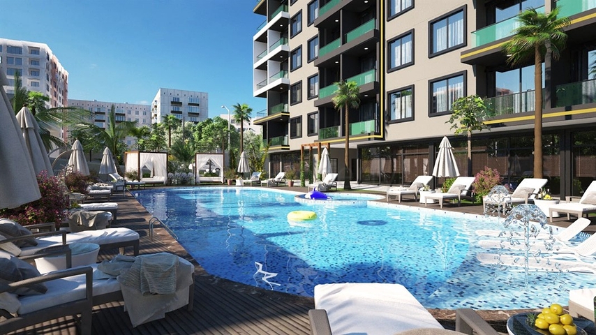 Neues Projekt in Avsallar, nur 650 m vom Meer entfernt