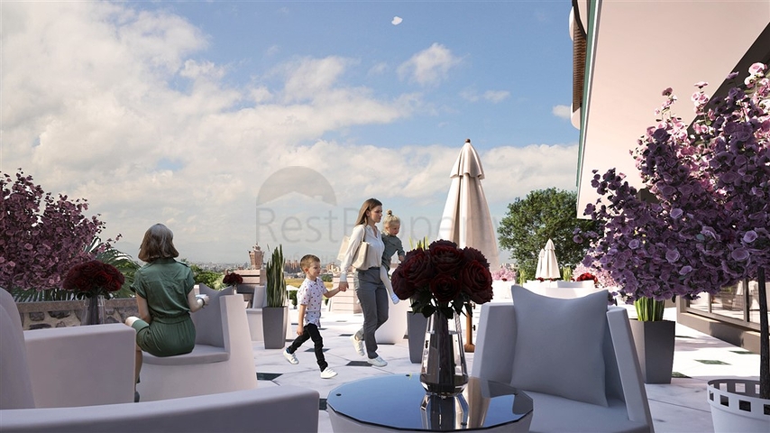 Elite-Komplex im Bau in Demirtas