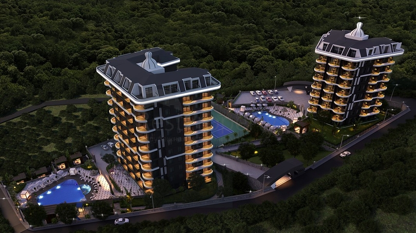 Elite-Komplex im Bau in Demirtas