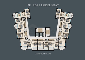 Elite-Komplex im Bau in Demirtas