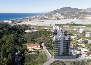 Elite-Komplex im Bau in Demirtas