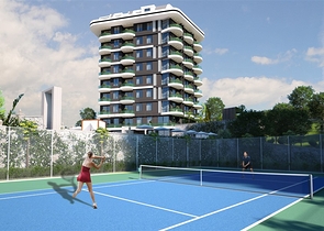 Elite-Komplex im Bau in Demirtas