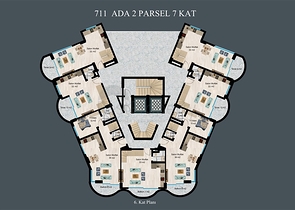 Elite-Komplex im Bau in Demirtas