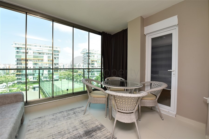 Zweizimmerwohnung mit Möbeln im Stadtteil Avsallar