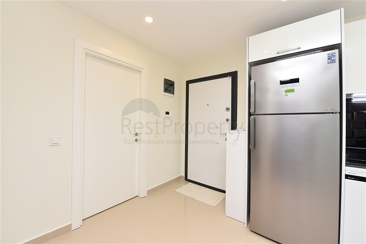 Zweizimmerwohnung mit Möbeln im Stadtteil Avsallar