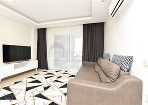 Zweizimmerwohnung mit Möbeln im Stadtteil Avsallar