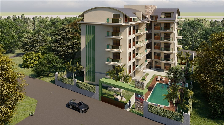 Ein kleiner, gemütlicher Komplex im Bau im Stadtteil Pajallar