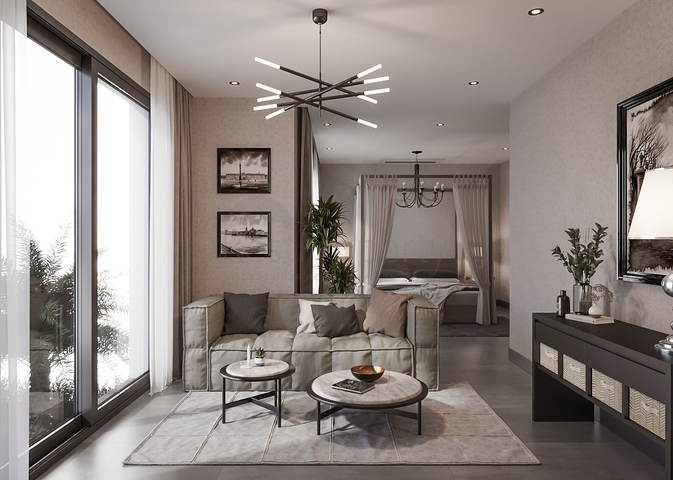 Luxusvillenprojekt im Bau in Yalıkavak 