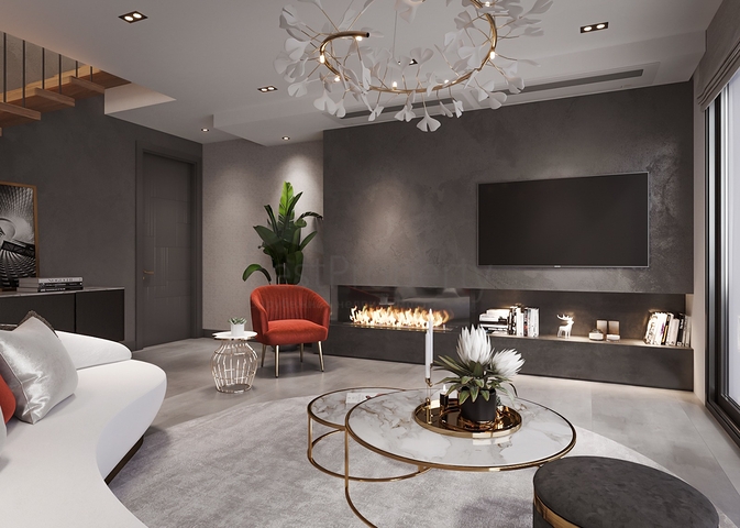 Luxusvillenprojekt im Bau in Yalıkavak 