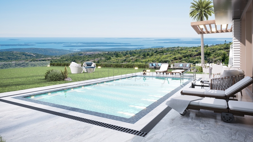 Luxusvillenprojekt im Bau in Yalıkavak 