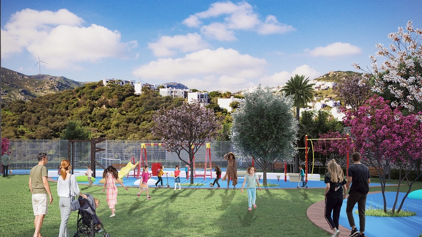 Luxusvillenprojekt im Bau in Yalıkavak 