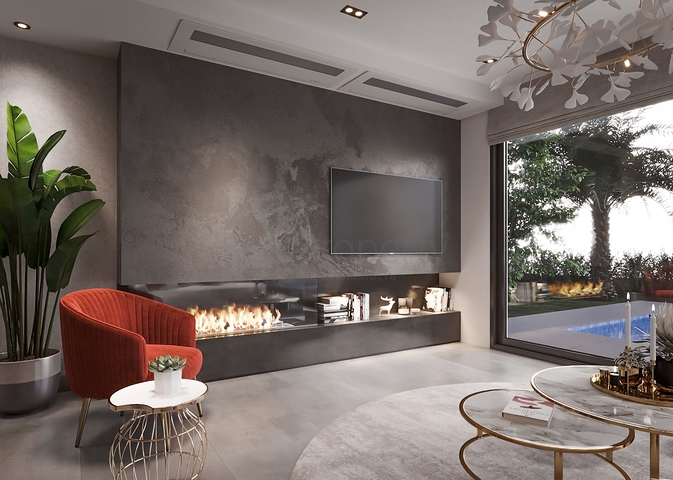 Luxusvillenprojekt im Bau in Yalıkavak 