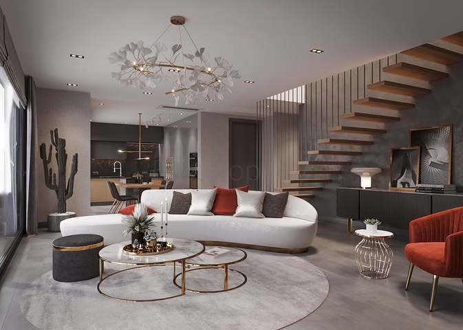 Luxusvillenprojekt im Bau in Yalıkavak 