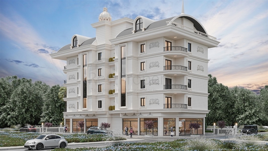 Neue Wohnanlage im Stadtteil Mahmutlar