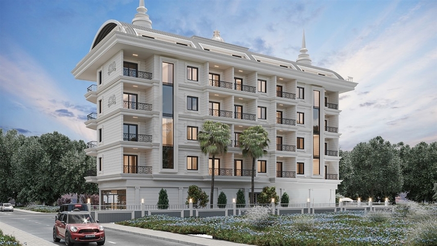 Neue Wohnanlage im Stadtteil Mahmutlar