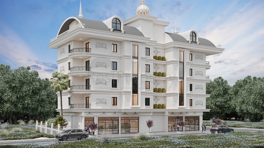 Neue Wohnanlage im Stadtteil Mahmutlar