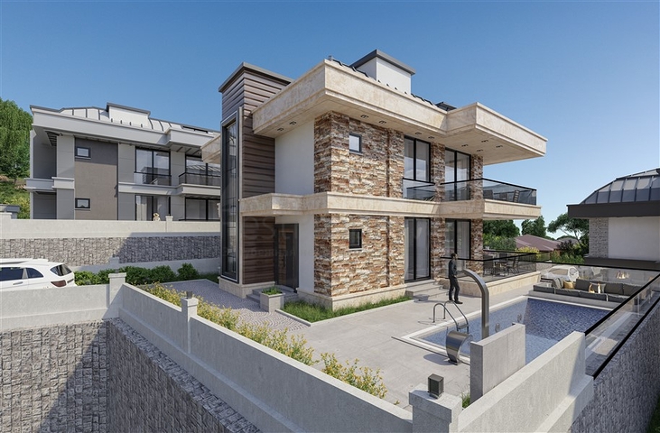 Schicke Villen in Demirtas