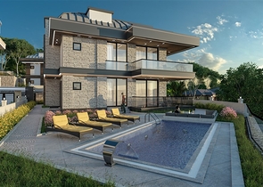 Schicke Villen in Demirtas