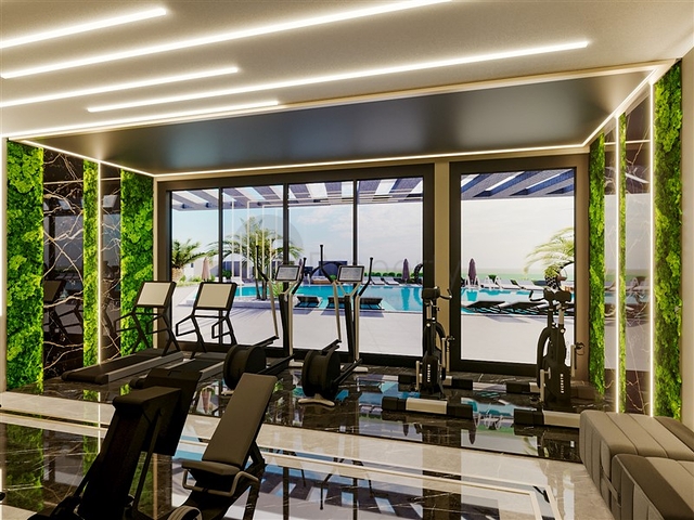 Wohnungen in einer neuen Wohnanlage in Mahmutlar