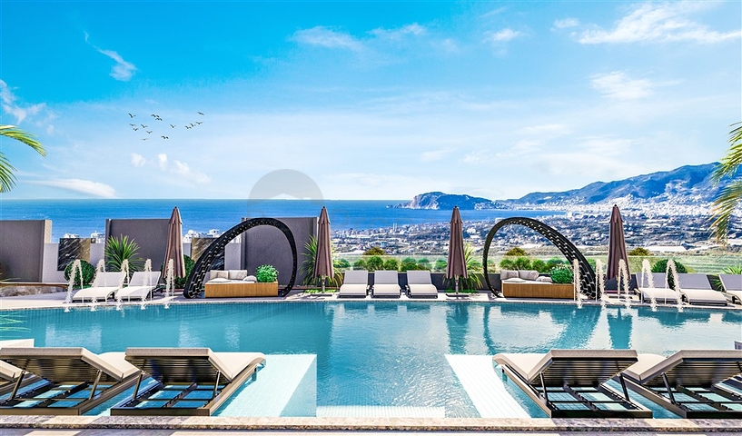 Wohnungen in einer neuen Wohnanlage in Mahmutlar