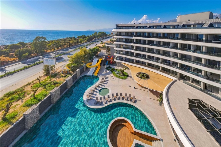 Möblierte Dreizimmerwohnung an der ersten Küste