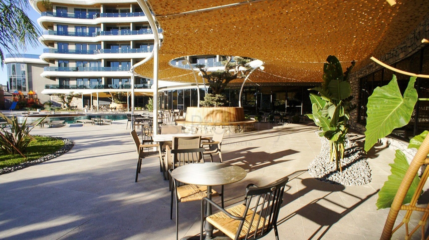 Möblierte Dreizimmerwohnung an der ersten Küste