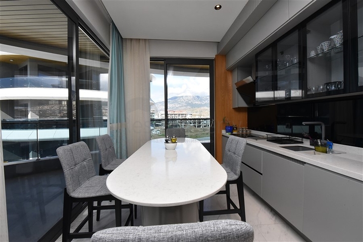 Möblierte Dreizimmerwohnung an der ersten Küste