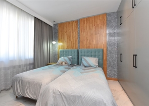 Möblierte Dreizimmerwohnung an der ersten Küste