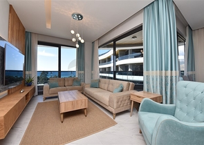 Möblierte Dreizimmerwohnung an der ersten Küste