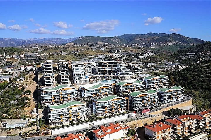 Penthouse 3+2 in einem Prestigeprojekt im Stadtteil Konakly